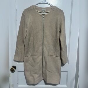 Aritzia Wilfred Banville Light
Beige Merino Wool Sweater Coat
Jacket Size XXS